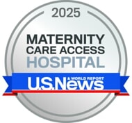 2025 US News Maternity Care Access Hospital Silver Seal